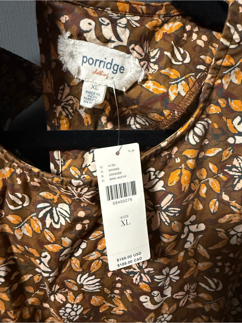 Anthropologie/Porridge Mustard Floral Tiered Maxi Dress - Picture 3 of 4